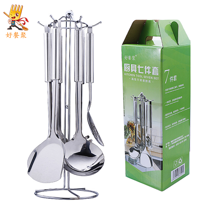 J-好餐聚 加厚不锈钢厨具锅铲厨房七件套（12套/箱）