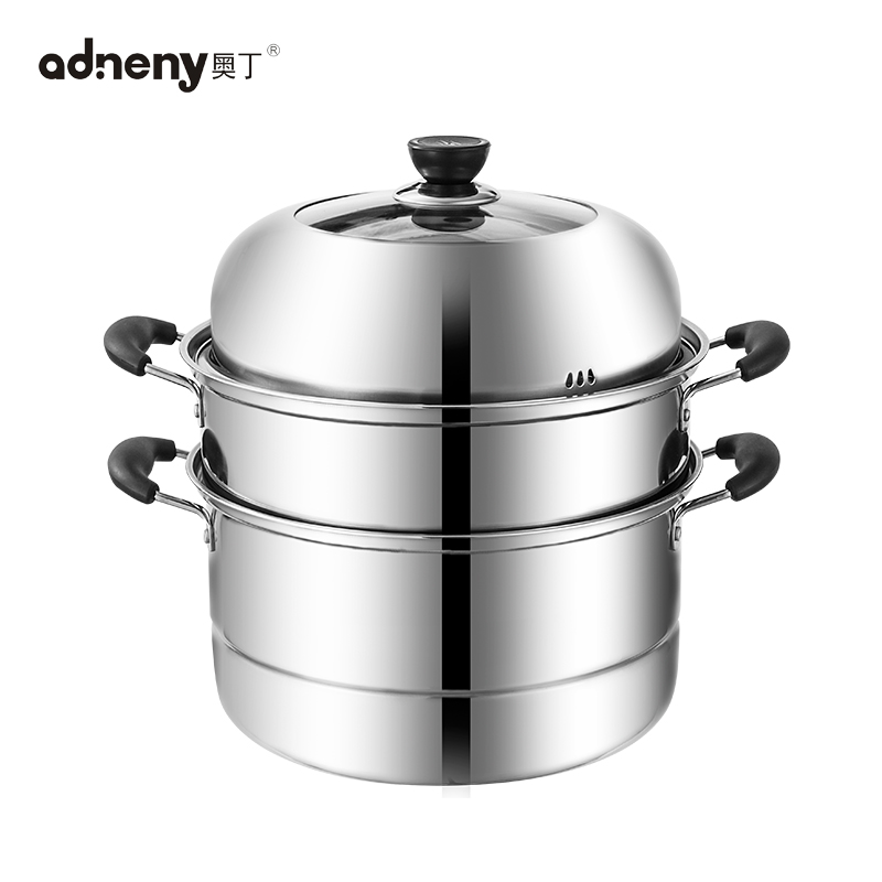 J-【热评100+】奥丁厨具/adneny  奥佳堡系列 不锈钢三层蒸锅 营养健康 节能省时AO-29A  8套/箱