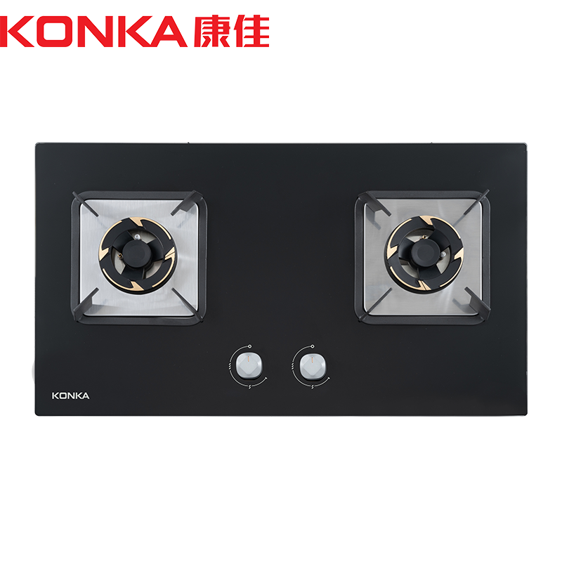 J-康佳/KONKA燃气灶双灶家用煤气炉230度线性精控液化气优质铝炉头耐高温液化气JZY-KD20(2602B)/天然气JZT-KD20(2602B)/JZY-KC07(2703B) 液化气/JZT-KC07(2703B) 天然气