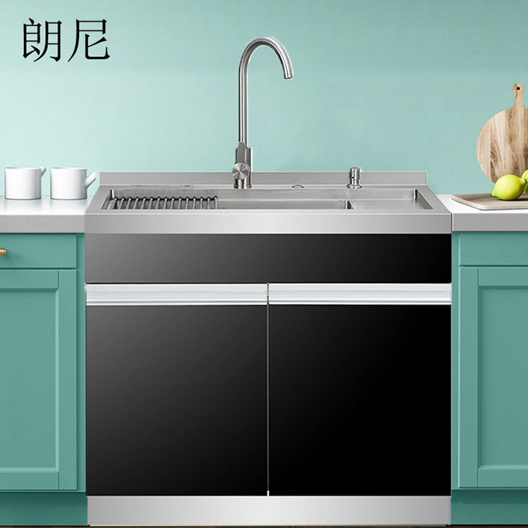 J-朗尼集成水槽集成储物柜一体集成水槽（不带电）JJS1-M10-900 不支持无理由退货和拒收【有电梯送货上楼】