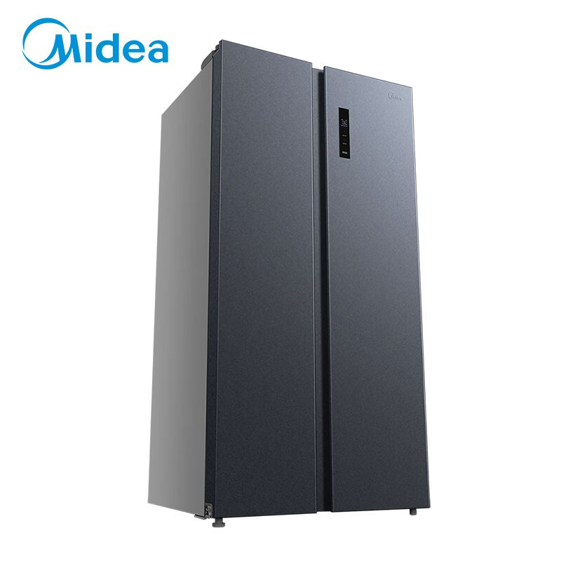 J-【热评1000+】美的/Midea 对开门双开门532升双变频恒温 风冷省电静音 家用电冰箱BCD-532WKPM【ZG】墨兰灰  送货上楼   新老包装随机发货