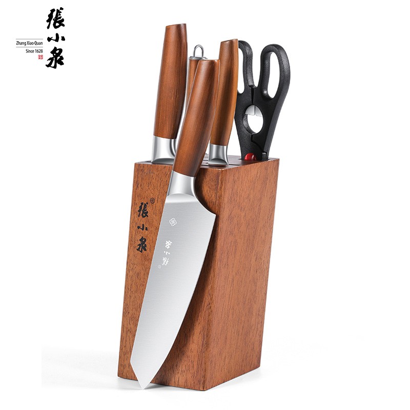 张小泉鬼冢·虎系列套刀六件套D31410100【10/29-12/15  广州/深圳/嘉兴/上海刀具管制禁发】
