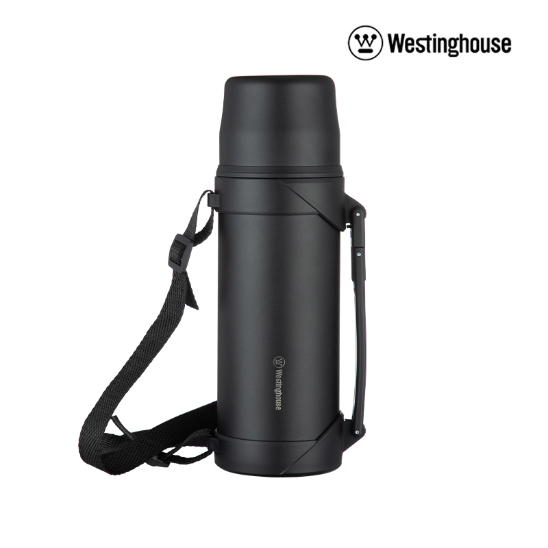 J-西屋 Westinghouse 睿逸随行保温壶 旅行壶不锈钢大容量水壶  户外保温保冷水壶WB1200-BK 精美彩盒装  20/箱