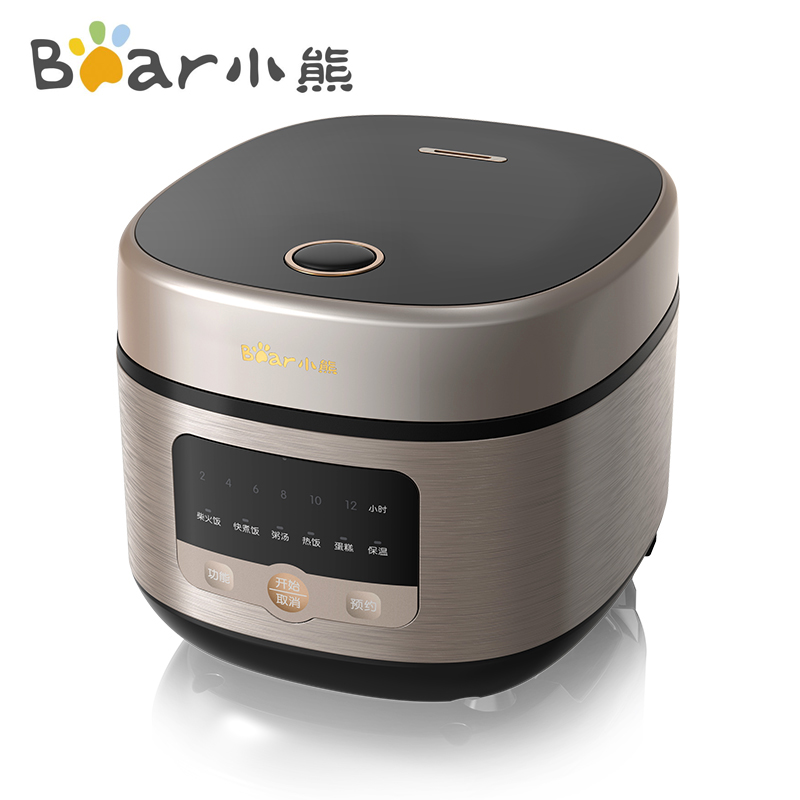 J-【热评2000+】小熊Bear 4L多功能预约柴火元釜内胆电饭煲 12小时预约全自动家用多功能煮饭锅 DFB-Q40G5 普区包邮