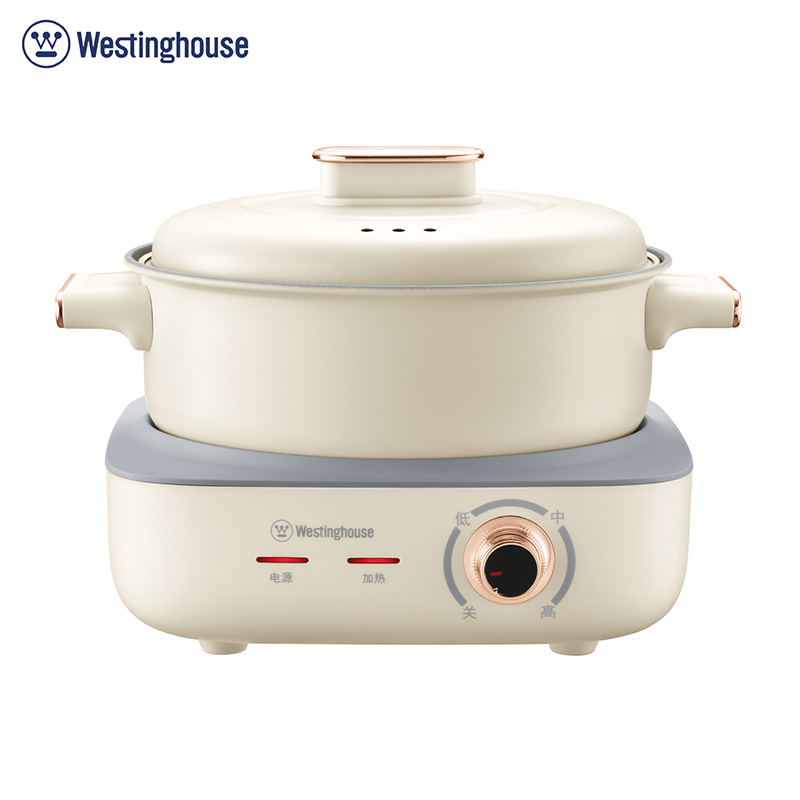 J-【西屋Westinghouse】电火锅 普区包邮 一机多用4L大容量 导热均匀自断电 WSC40D