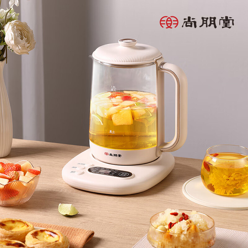 J-【热评1000+】尚朋堂多功能养生壶  大容量烧水壶 304不锈钢发热盘 煮茶壶SPT-YS1880D-Q36