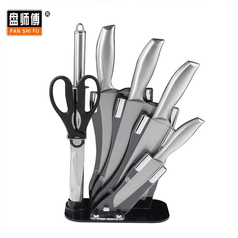 DH-J-盘师傅PANSHIFU 愉家七件套不锈钢刀具组合七件套 实惠刀具套刀组合 精制刀具PSF-a403[10套/箱]