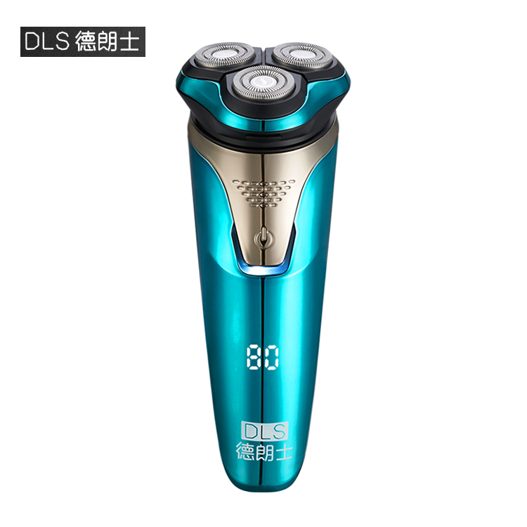 DH-S-德朗士 电动剃须刀全身水洗 智能液晶显示 充电式刮胡刀 型号：DLS336