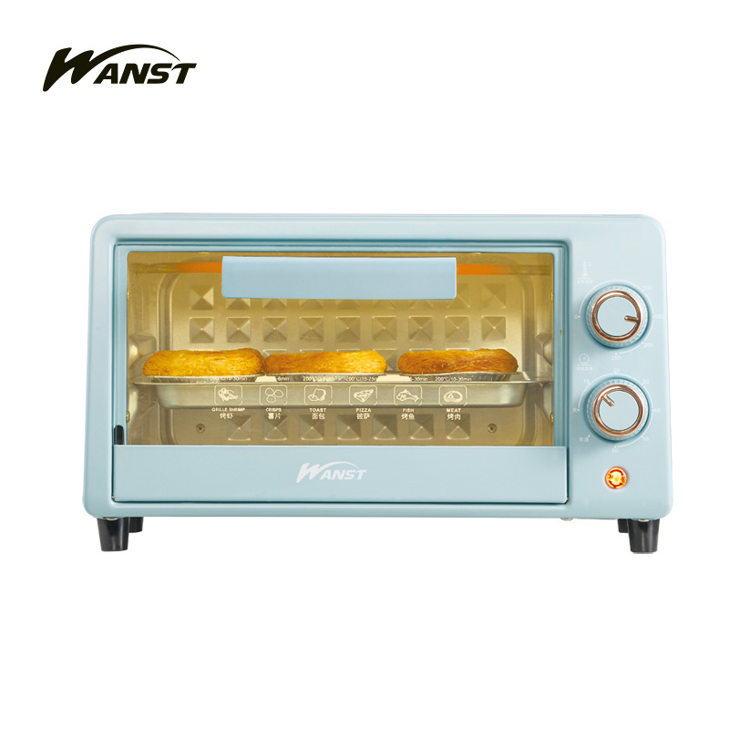 DH-售完下架 S-万斯特/WANST 电烤箱多功能烤箱12L家用烘焙电烤箱蛋糕迷你小烤箱 FFF-1201