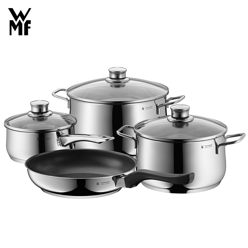DH-J-WMF德国福腾宝 Diadem Plus锅具四件套 蒸锅煎锅汤锅四件套装 wmf不锈钢材质四件套甄选 Diadum Plus锅具四件套甄选