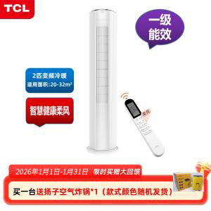 DH-J-TCL 大2匹 新一级能效 变频智柔风 圆柱立柜式空调KFR-51LW/AD1a+B1 含标准安装【同一地址下单快递满5台，运费减半】送货上门