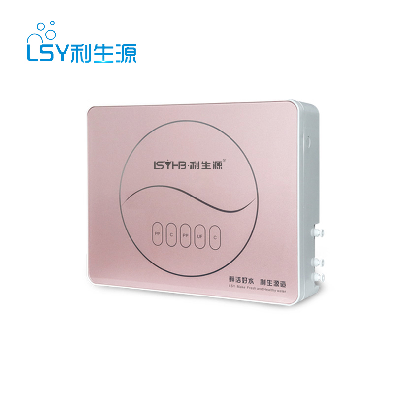DH-J-利生源五级净水器家用过滤器自来水厨房超滤机不用电净水机LSY-UF-A