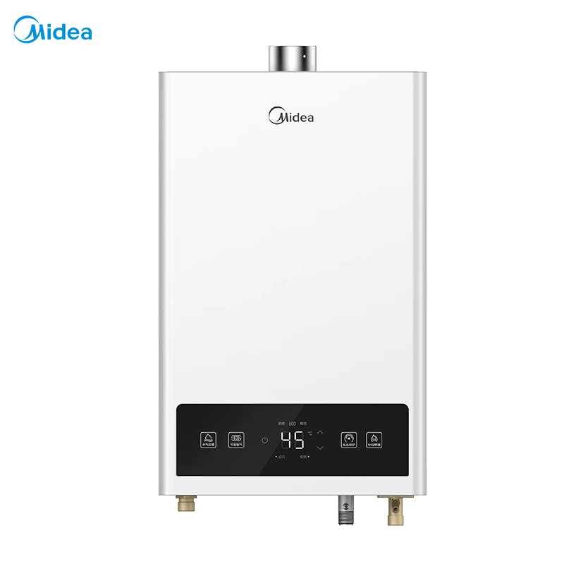 DH-J-美的/Midea   12L燃气热水器 稳流恒温强排式天然气 低水压可启动高清大屏 型号：JSQ22-12HPC