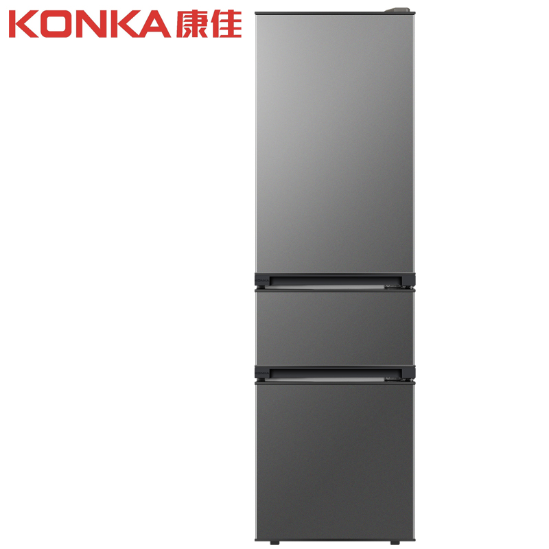 DH-J-康佳 208L三门冰箱 家用租房小型电冰箱 节能保鲜BCD-208Z3-A  送货上楼