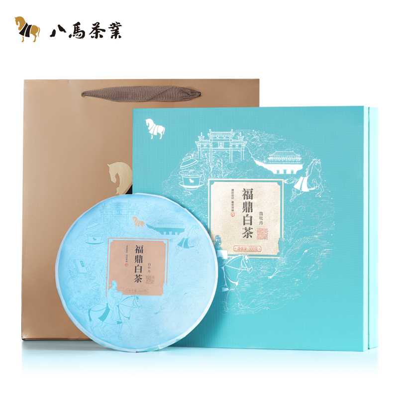 DH-八马茶叶 福鼎白茶白牡丹 8年珍藏 300g/盒 礼盒装