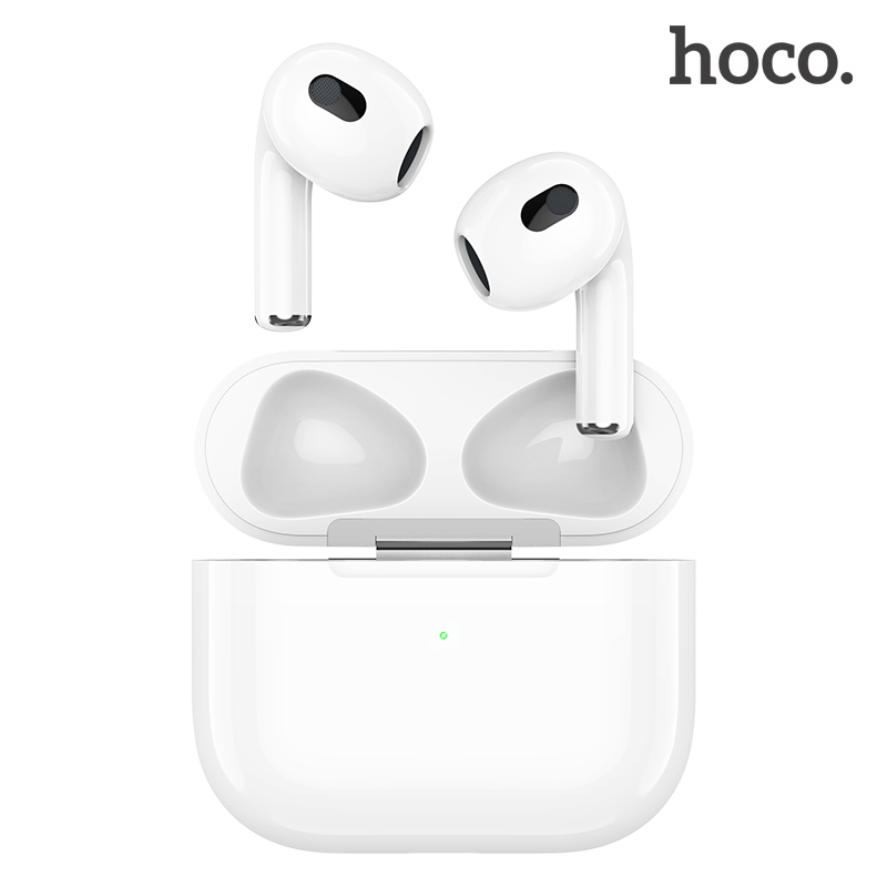 J-浩酷HOCO CES4  pro无线TWS蓝牙耳机 双耳半入耳式 通话音乐耳机 运动超长待机续航无线耳机 白色