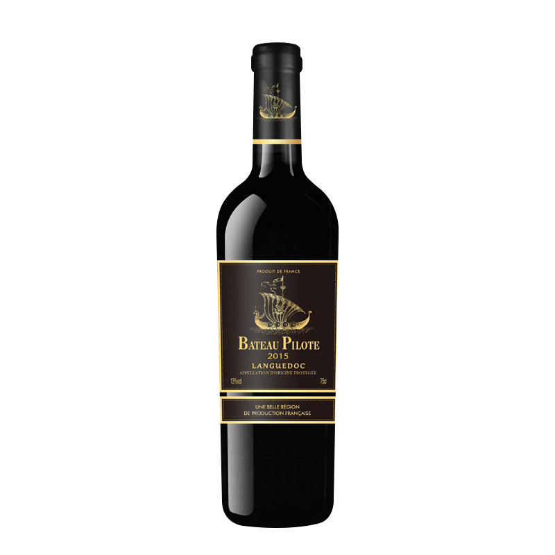 DH-J-法国原瓶原装进口 龙船舵手 航海日记干红葡萄酒 重型瓶 750ml/瓶 单瓶装