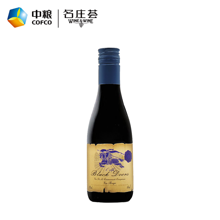 T-普区包邮 中粮名庄荟 法国原装原瓶进口红酒黑轩庄园系列 黑轩小精灵/小天使187ml单支【售完下市】【由于天气原因东三省、内蒙、新疆等区域，零单停止发货批量订单（50箱起），可联系客服下单】