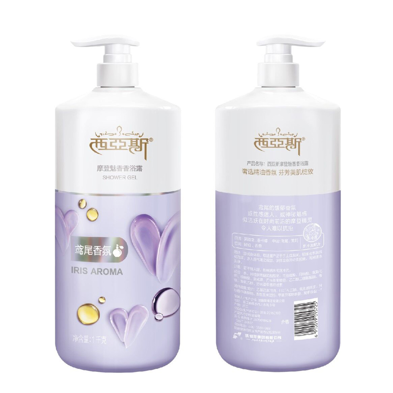 J-【2瓶】纳爱斯集团西亚斯摩登魅香沐浴露1KG*2瓶