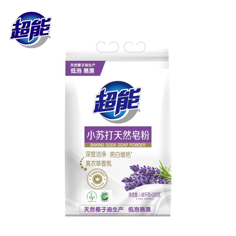J-纳爱斯集团超能小苏打天然皂粉1.48kg+200g