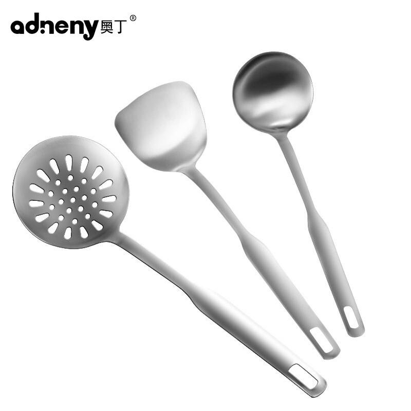 DH-J-[热评200+]奥丁厨具/adneny 厚爱系列 中式厨房加厚不锈钢套装锅铲勺漏勺3件套 AO-52 （28套/箱）