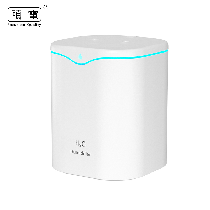 J-颐电双喷加湿器2000ML 加湿净化空气AD-8949白色