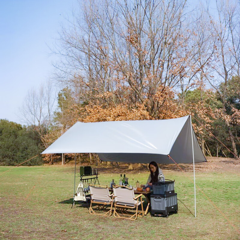 DH-J-【评价2万+】普区包邮错山方形天幕户外天幕露营防晒防风公园野餐便携MS808（产品展开尺寸：300*300*200CM）