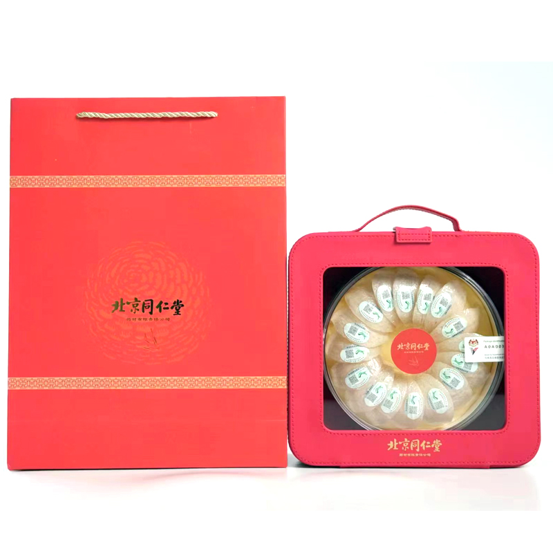 J- 北京同仁堂 干燕窝礼盒100g 马来西亚原料燕盏 月子滋补品 中秋端午送礼佳品 精美礼盒装 普区包邮