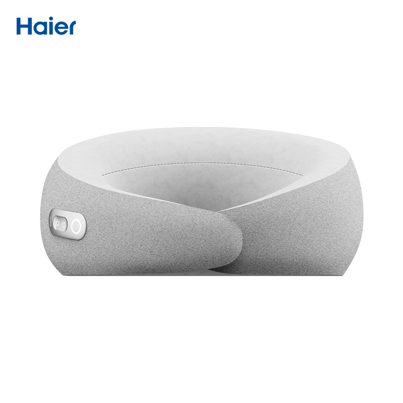 J-海尔 Haier 颈椎按摩器颈部按摩仪按摩枕脖子颈部肩颈护颈仪热敷揉捏便携式U型枕 HHZ-X601H精美礼盒装 送亲朋送父母 节日好礼