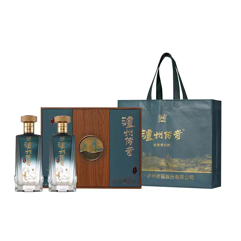J-【热评500+】包邮-泸州老窖 泸州传奇仁缘聚福 500ml*2 酒水【黑龙江，吉林，辽宁不发货】