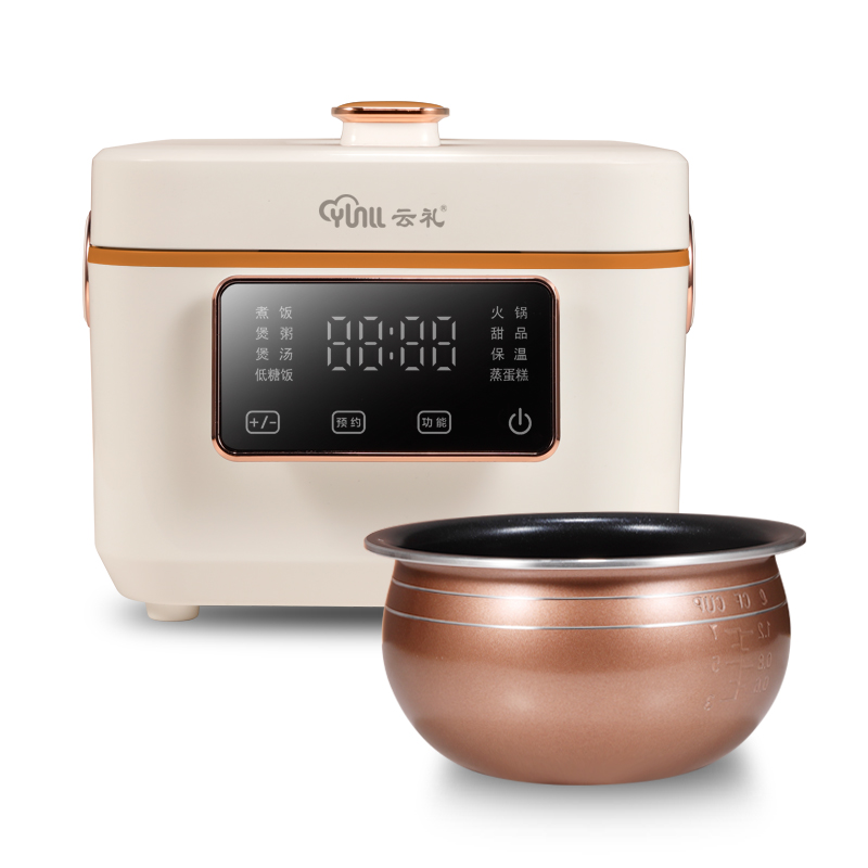 DH-J-云礼 家用智能控温电饭煲  24H智能预约 3L多功能电饭煲 型号：XP-J3