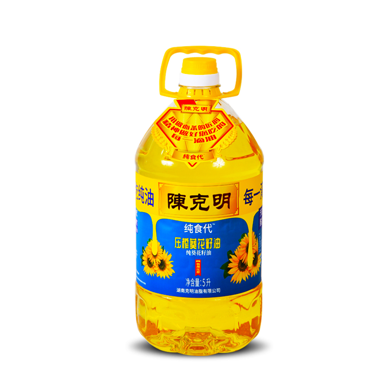【陈克明】葵花籽油5L 家庭装大桶食用油家用炒菜 送礼企业福利