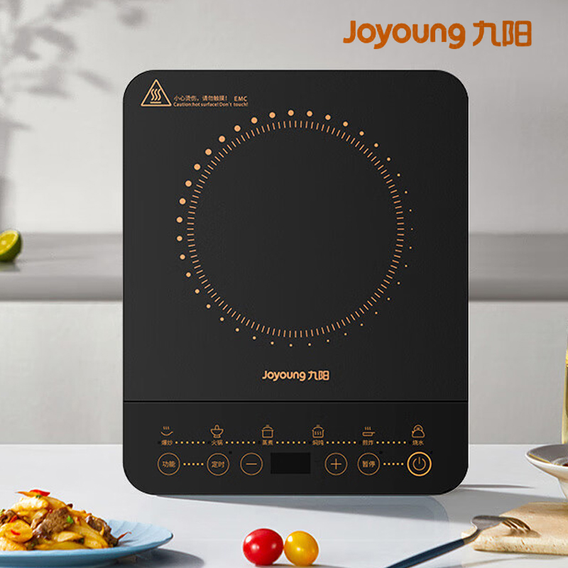 DH-[JD热评1000+]J-九阳【Joyoung】电磁炉大功率2200W一键爆炒家用定时触控防水电磁灶 C22S-N102