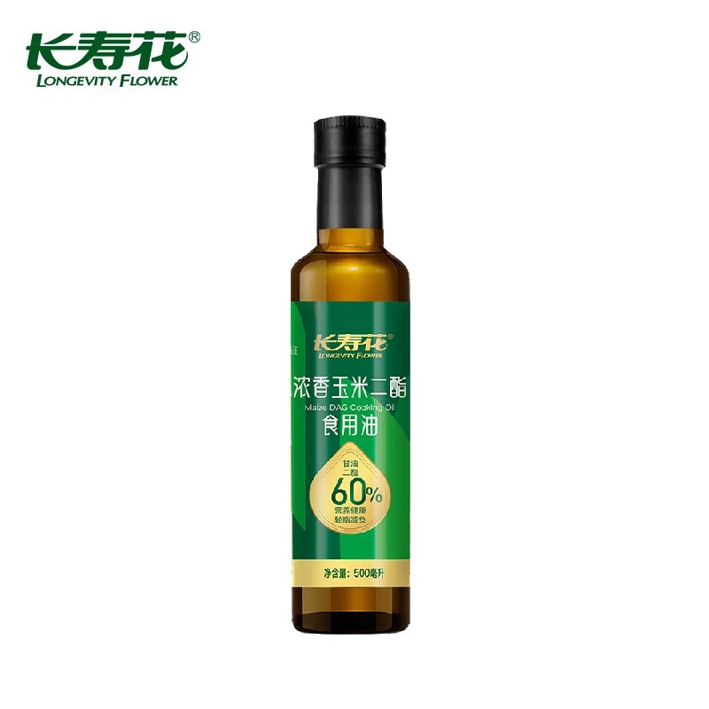 J-【JD热评500+】长寿花60%浓香玉米二酯食用油500ml