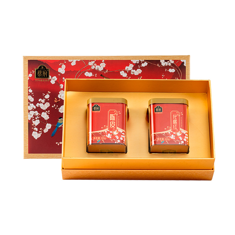 蔡府 呦呦声茗120g【陈皮60g+化橘红60g】初级农产品