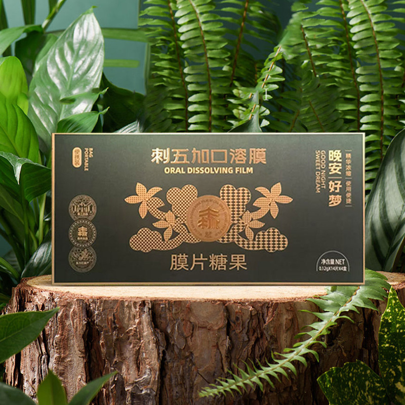 J-龙江森工刺五加口溶膜膜片糖果120mg*14片*4盒