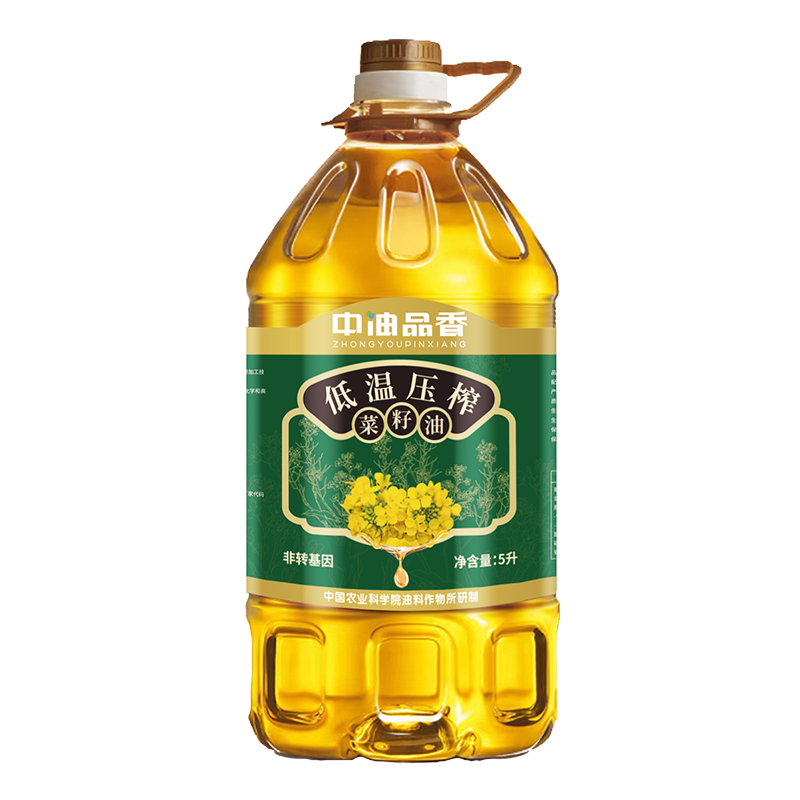 J-【JD热评500+】【普区包邮】中油品香低温压榨菜籽油5L