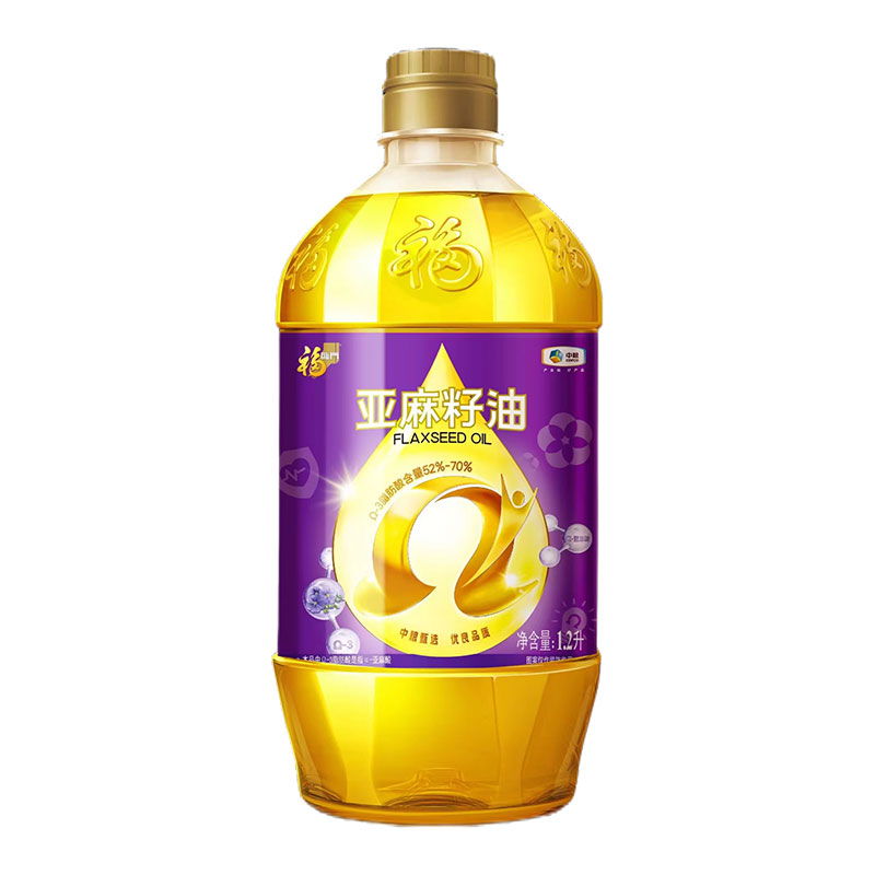 J-普区包邮 中粮福临门亚麻籽油1.2L  食用油  企业福利 节日好礼