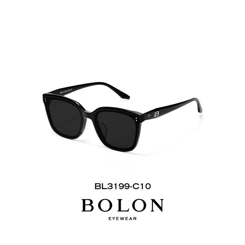 J-【热评100+】暴龙【BOLON】眼镜2025年新品潮流韩版方框太阳镜男轻薄板材时尚防晒墨镜 BL3199
