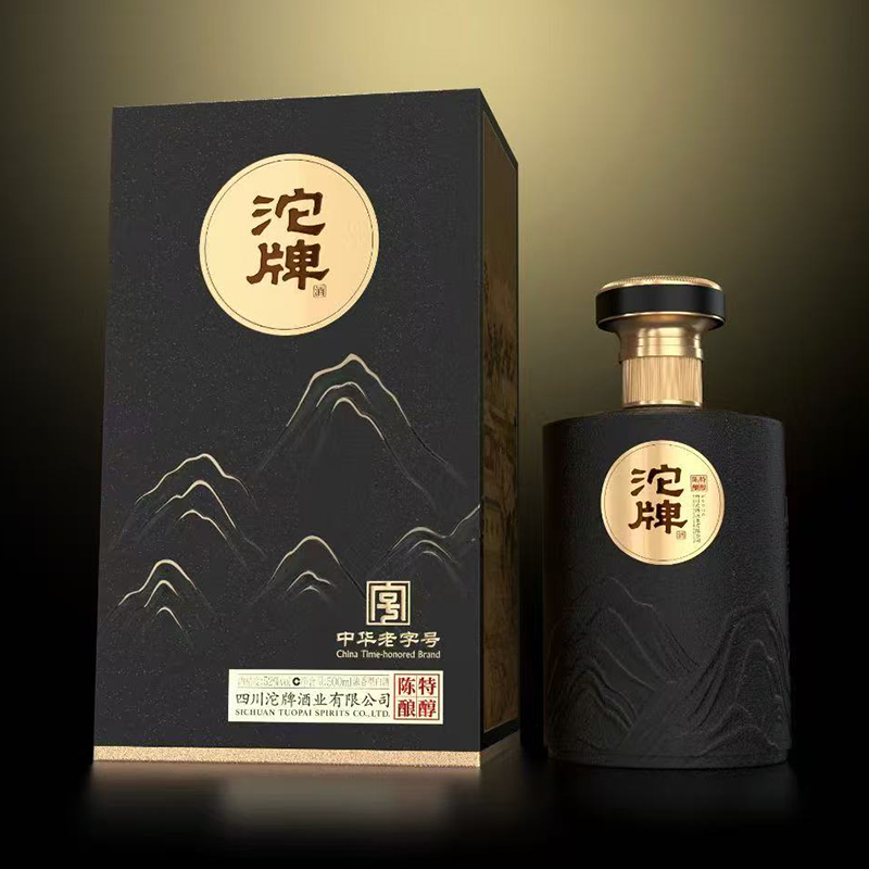 DH-J-沱牌 特醇陈酿 52度浓香型白酒 500ml/瓶 单瓶礼盒装 两瓶附赠手提袋