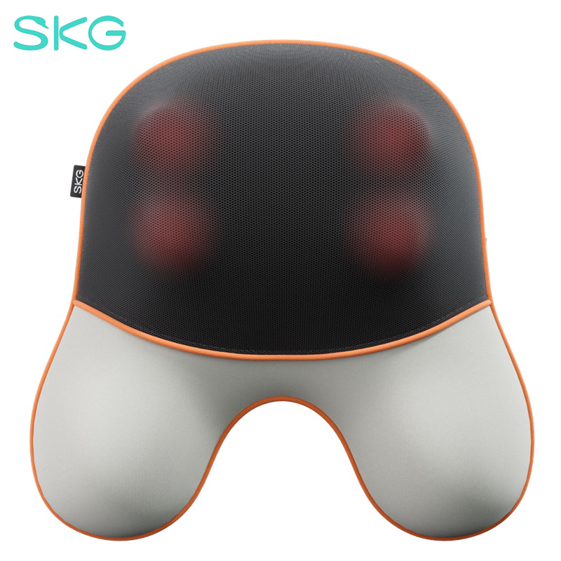 J-【热评5万+】skg腰部按摩仪T5 坐垫靠枕头枕全身按摩器护腰热敷椎背颈腿多部位揉捏按摩器 送男女朋友便携出游生日礼物 S7335AA