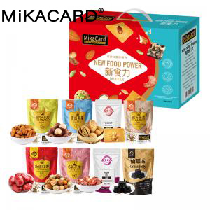 J-觅卡MiKACARD新食力1029款礼盒 普区包邮坚果零食大礼盒节日员工福利商务活动