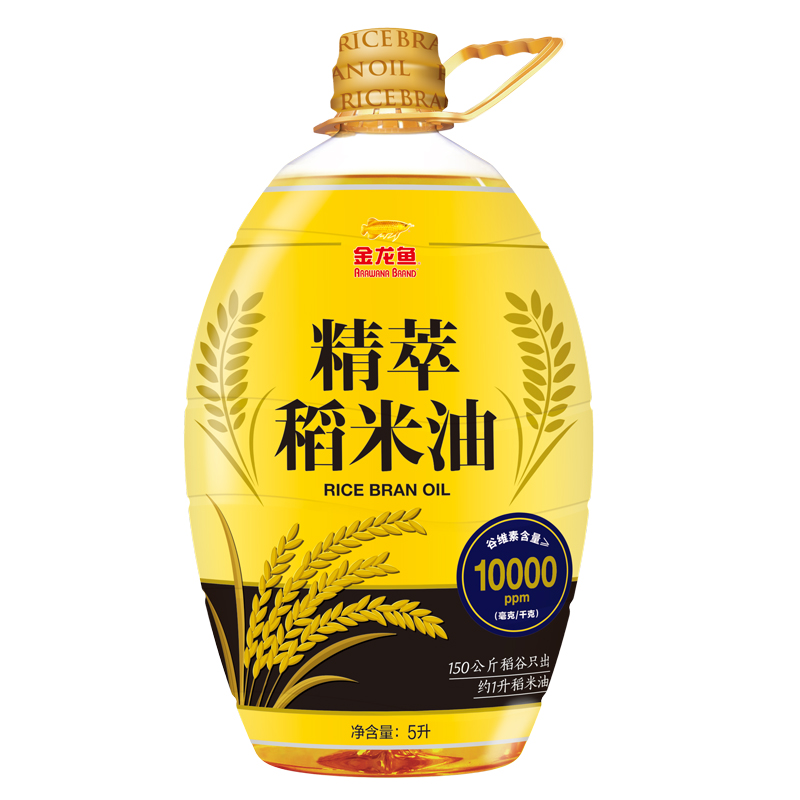 J-金龙鱼精萃稻米油压榨植物食用油5L