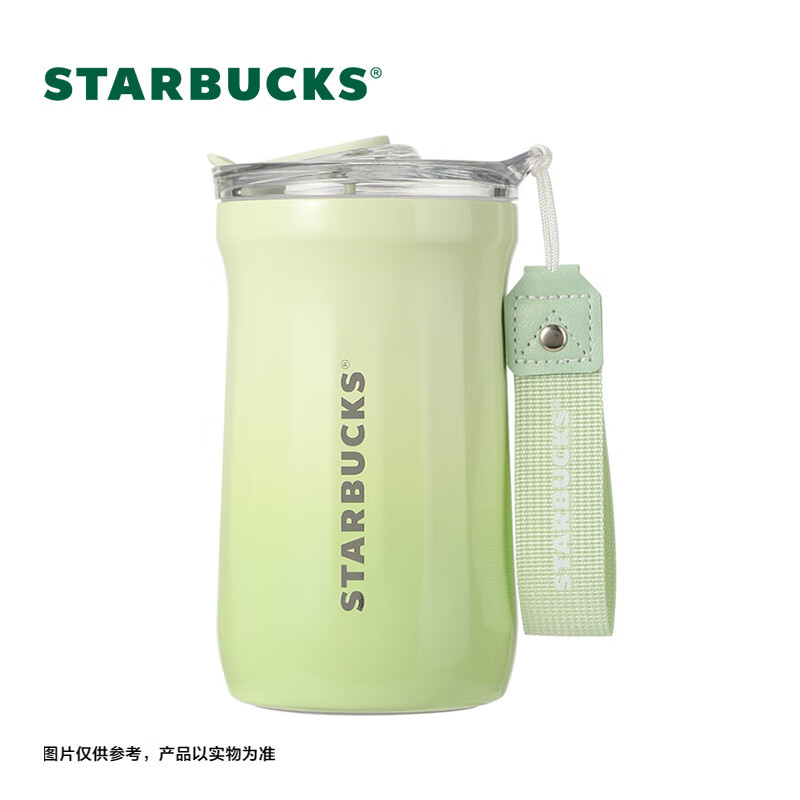 J-【热评100+】星巴克starbucks清新款菱纹咖啡杯500ml保温保冷杯水杯子企业采购福利团购七夕礼物款号:011168497