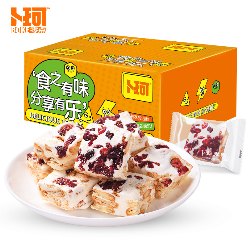 J-卜珂 食乐分享蔓越莓雪花奶酥480克