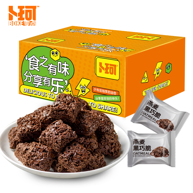J-卜珂 食乐分享燕麦巧克力脆300克