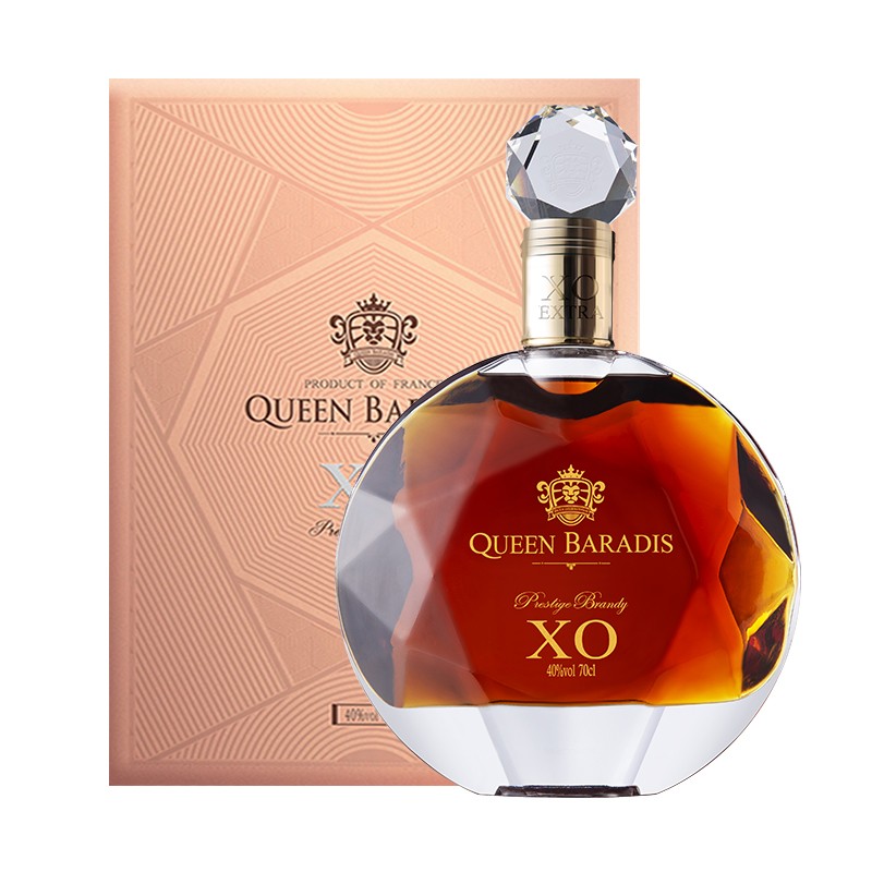 J-【热评200+】金爵杯莫停 XO精装版 法国进口XO白兰地 40%vol洋酒  700ML/瓶 单瓶精美礼盒装附赠手提袋
