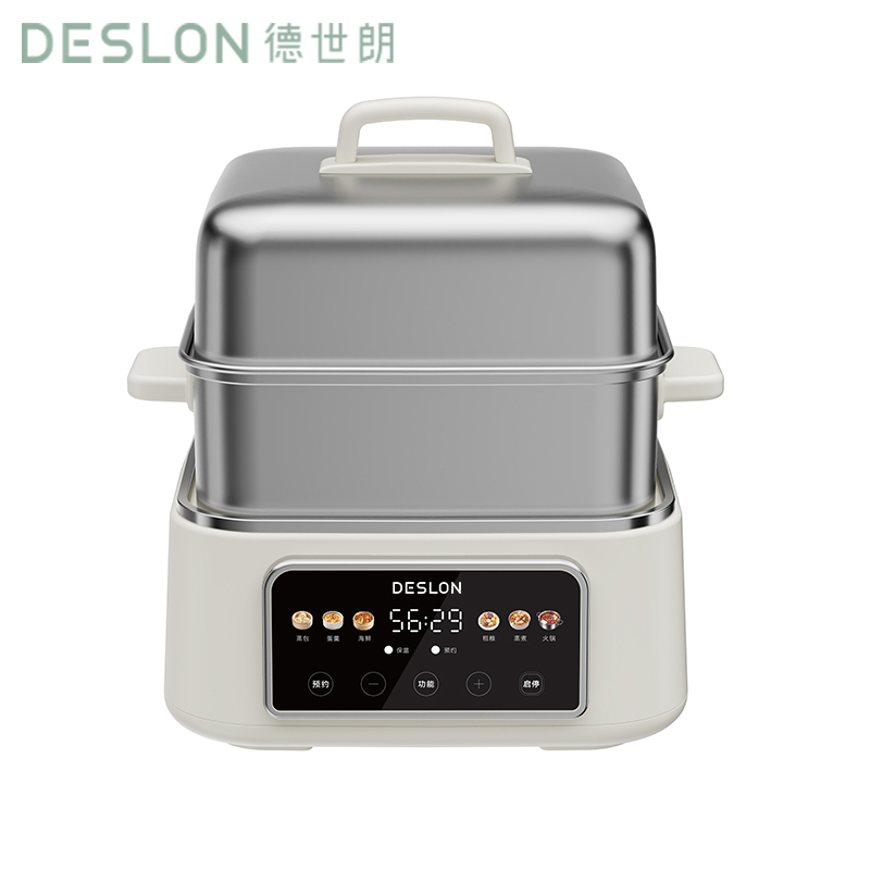 J-德世朗多功能电蒸锅 普区包邮 家用一体8L大容量蒸炖锅全自动预约蒸箱DDQ-HG128