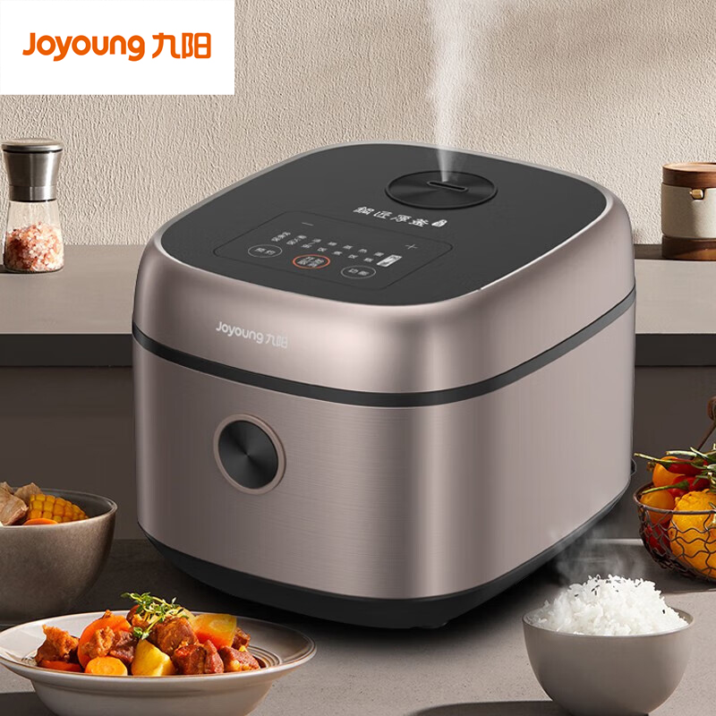 J-九阳Joyoung电饭煲4L 普区包邮 家用电饭锅多功能柴火饭快速饭多功能菜单智能预约煲汤煮粥F40FZ-F6352
