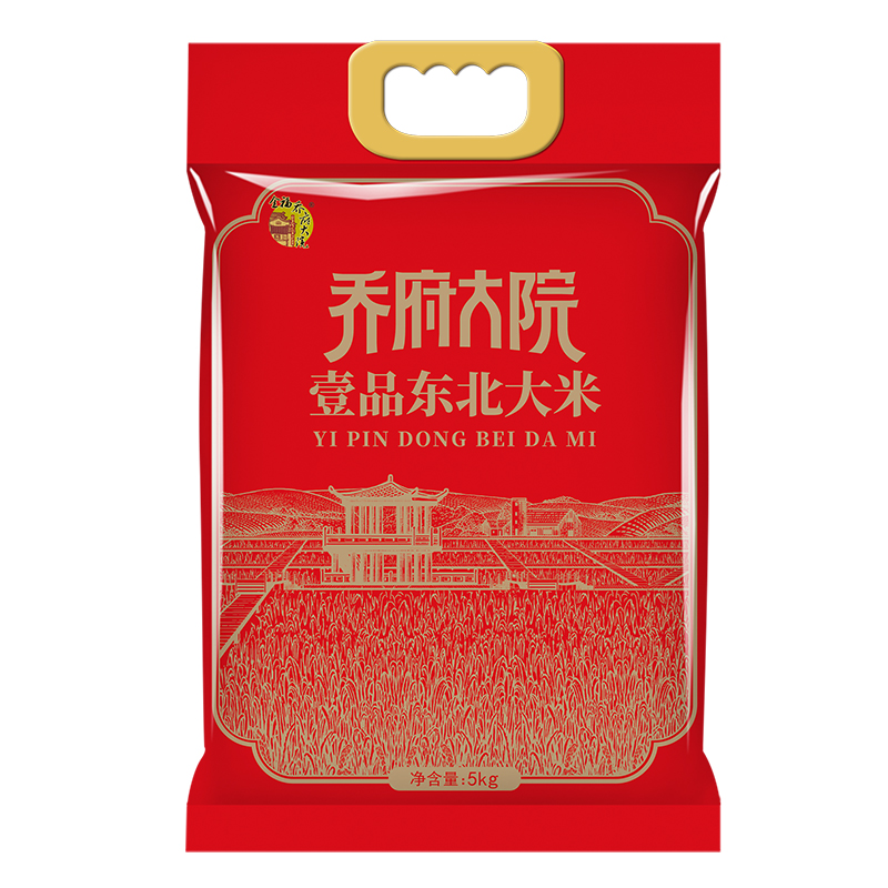 J-乔府大院壹品东北大米黑龙江大米农家米特产高品质5kg（单层真空）